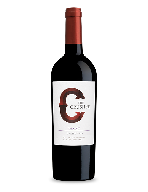 Crusher Merlot bottle