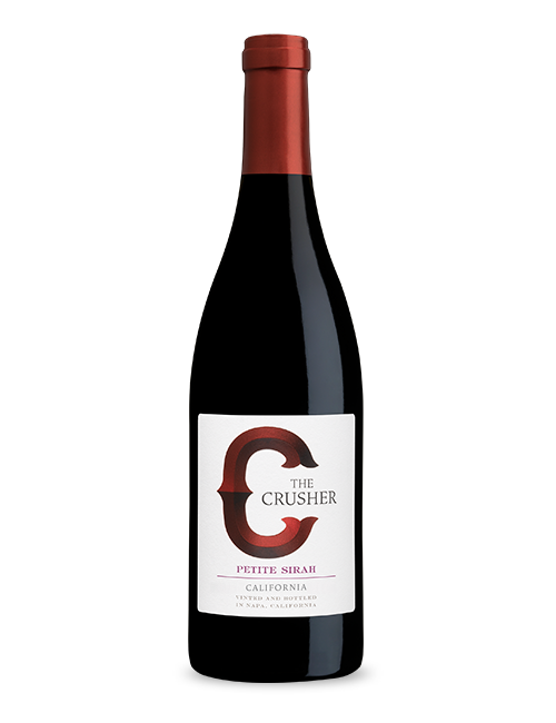 Crusher Petite Sirah bottle
